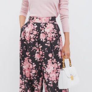 Tuckernuck Black and Pink Floral pants. Brand new with tags.